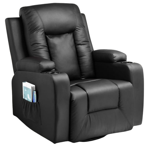 Comhoma Heated Massage Swivel Recliner