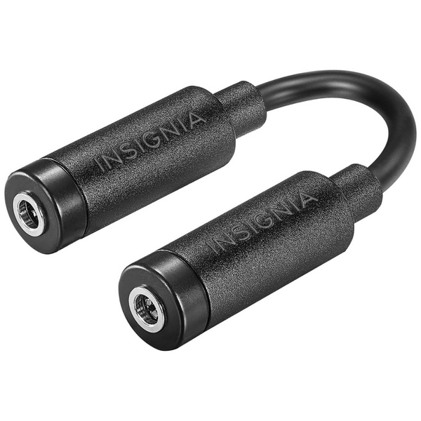 Insignia 4" Female-to-Female 3.5mm Coupler