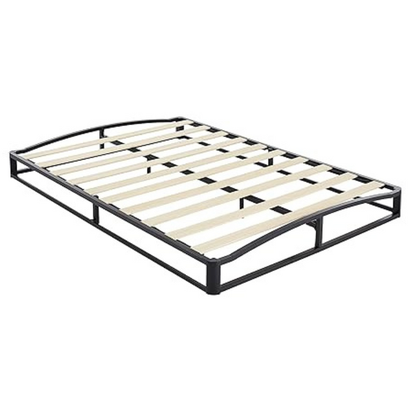 Amazon Basics Metal Platform Bed Frame With Wood Slat Support