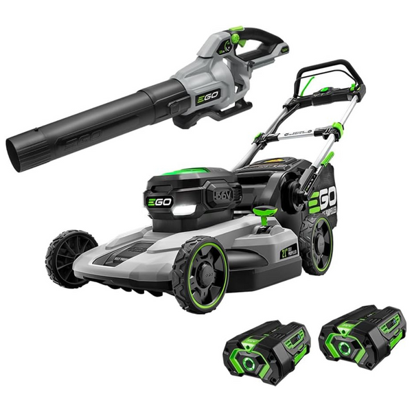 Ego Power+ 21" Cordless Lawn Mower W/2 Batteries & Charger