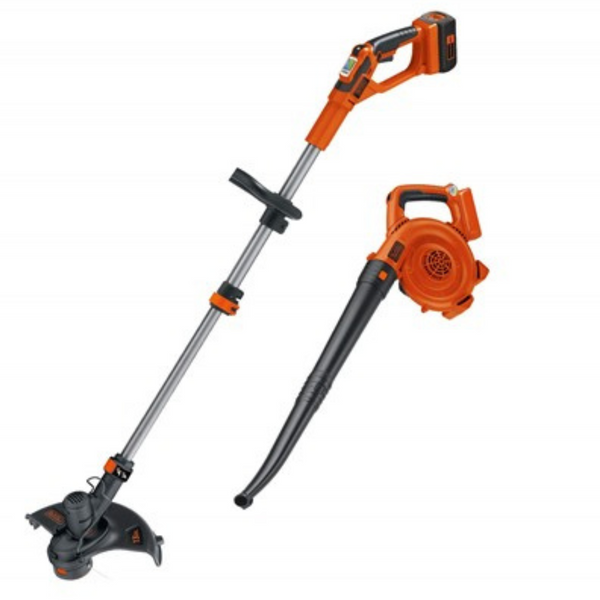 Black & Decker 40v Max Lithium-Ion Cordless String Trimmer & Sweeper Kit