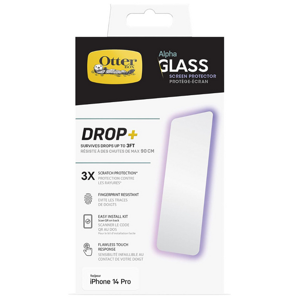 OtterBox Alpha Glass Series Screen Protector For iPhone 14 Pro