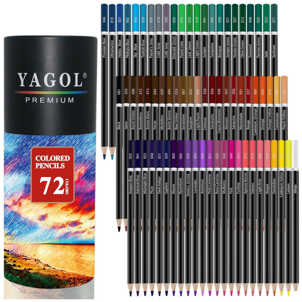 72 Colored Professional Drawing Pencils