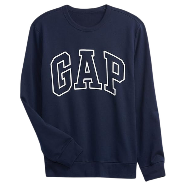 GAP Mens Logo Fleece Crew Hooded Sweatshirt