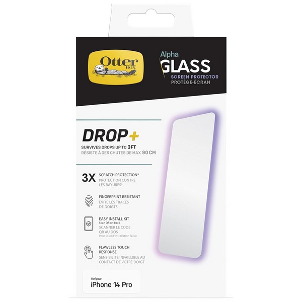 OtterBox Alpha Glass Series Screen Protector For iPhone 14 Pro