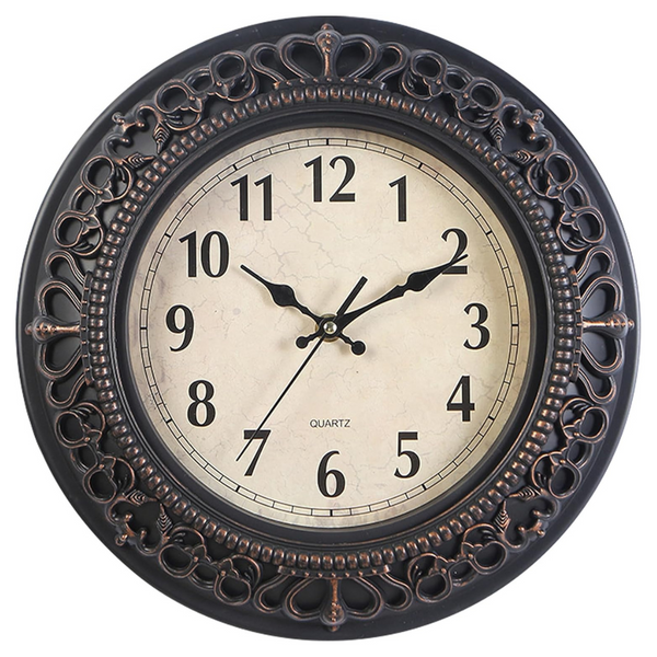 12 Inch Vintage Silent Rustic Retro Wall Clocks