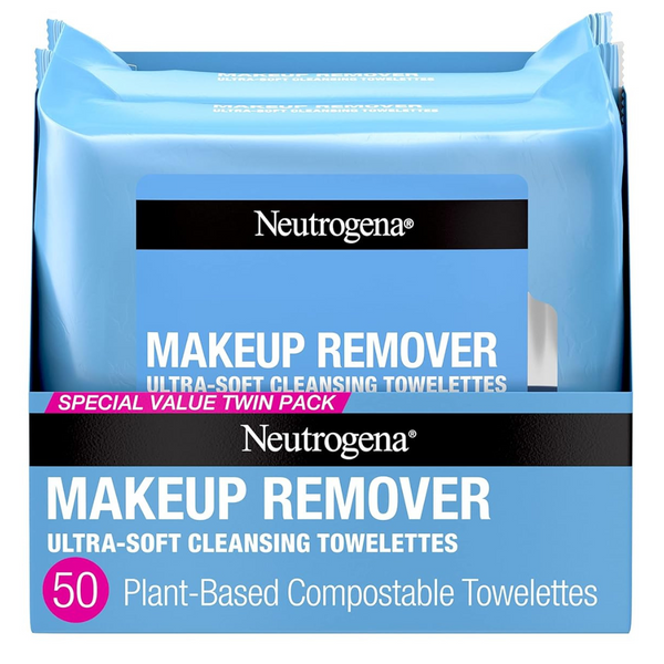 50-Count Neutrogena Plant-Based Makeup Remover Wipes