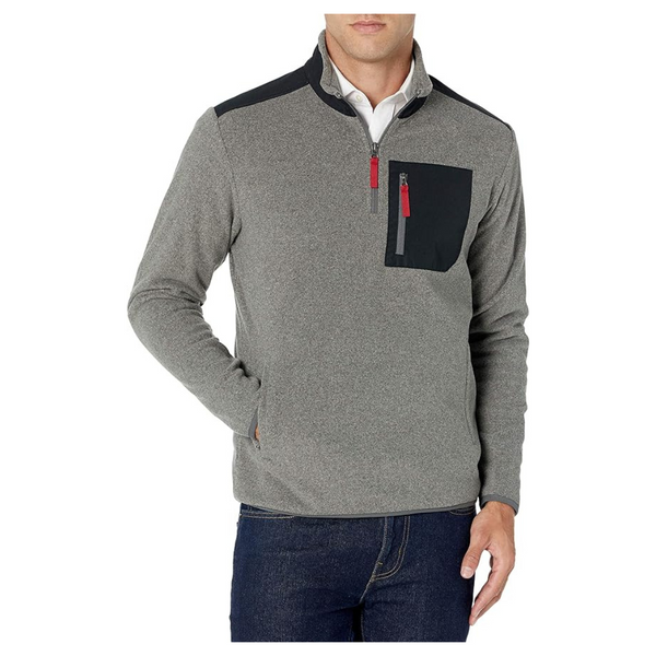 Amazon Essentials Men's Quarter-Zip Polar Fleece Jacket