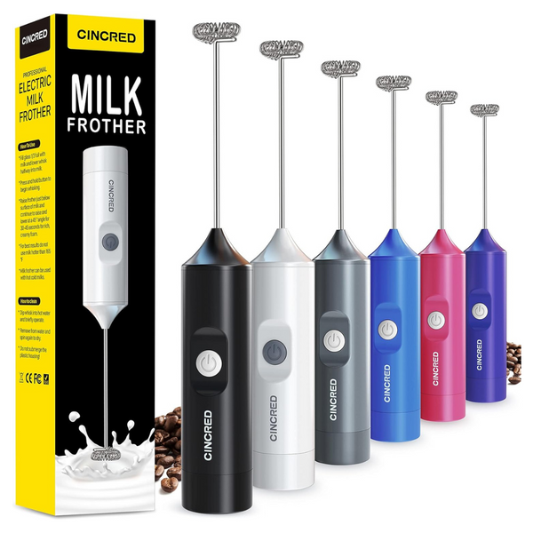 Cincred Handheld Electric Milk Frother (3 Colors)