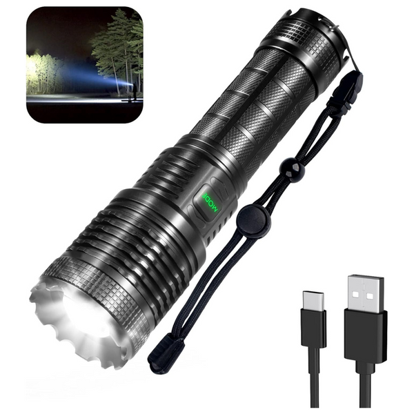 Pluralla 15000 High Lumens Rechargeable LED Flashlights