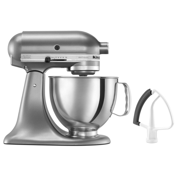 5-Quart KitchenAid Artisan Tilt-Head Stand Mixer With Flex-Edge Beater