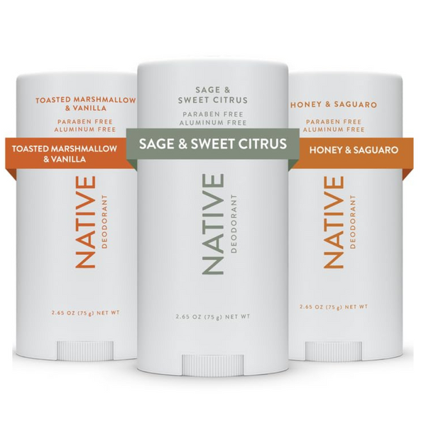 3-Pack Native Natural Deodorant For Men