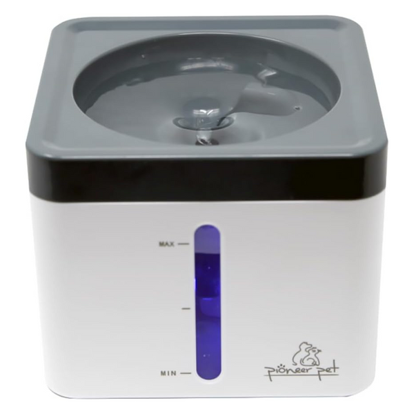 Pioneer Pet 80oz Mini Vortex Pet Water Fountain W/ Self Cleaning Bowl