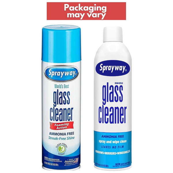 2-Pack Glass Cleaner Aerosol Spray (19 Oz)