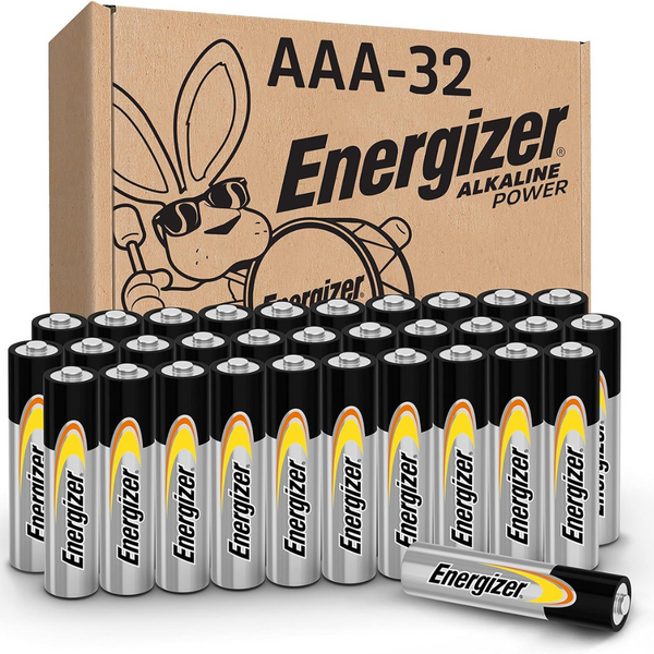 32-Count Energizer AAA Alkaline Batteries