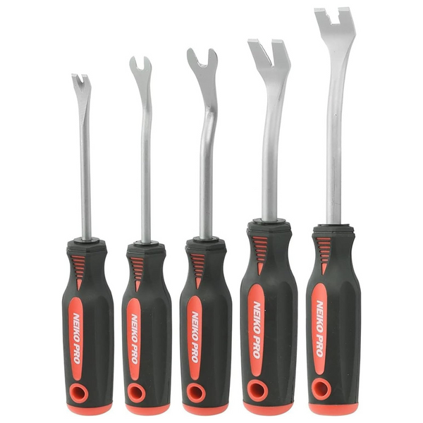 5-Piece Neiko 20596B Auto Trim Panel Removal Tool Set With Soft Grip