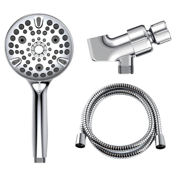 Lacimi 59" Stainless Steel High Pressure Shower Head, Chrome Finish