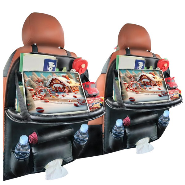 2-Pack Aznice1 8 Pockets Car Backseat Organizer W/Tablet Holder