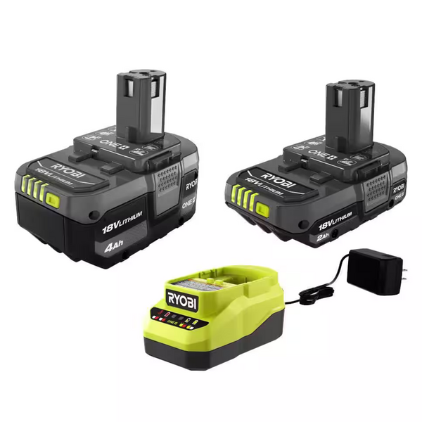 RYOBI ONE+ 18V Lithium-Ion Starter Kit + RYOBI ONE+ 18V Cordless Oscillating Multi-Tool