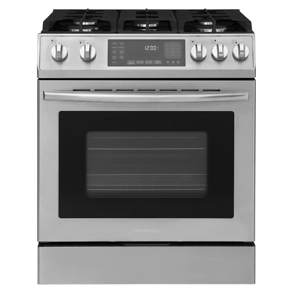 Insignia 4.8 Cu. Ft. Slide-In Gas Convection Range With Self Clean & Air Fry