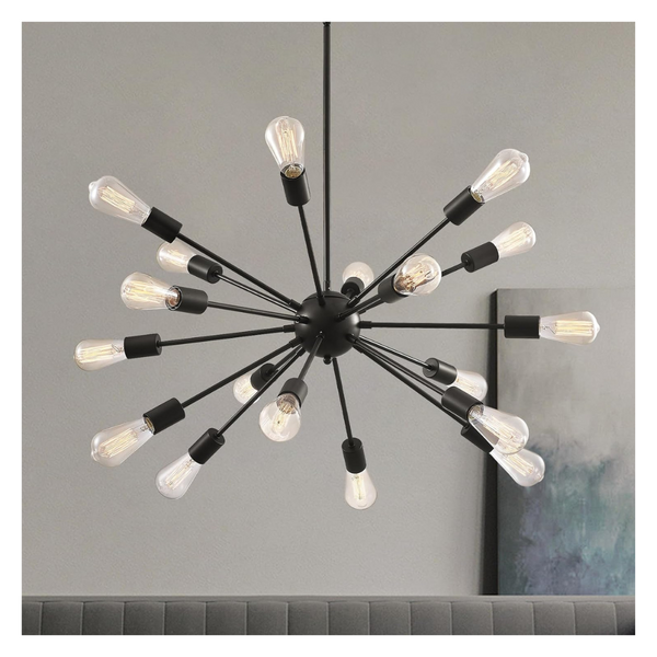 18-Light Modern Sputnik Chandeliers