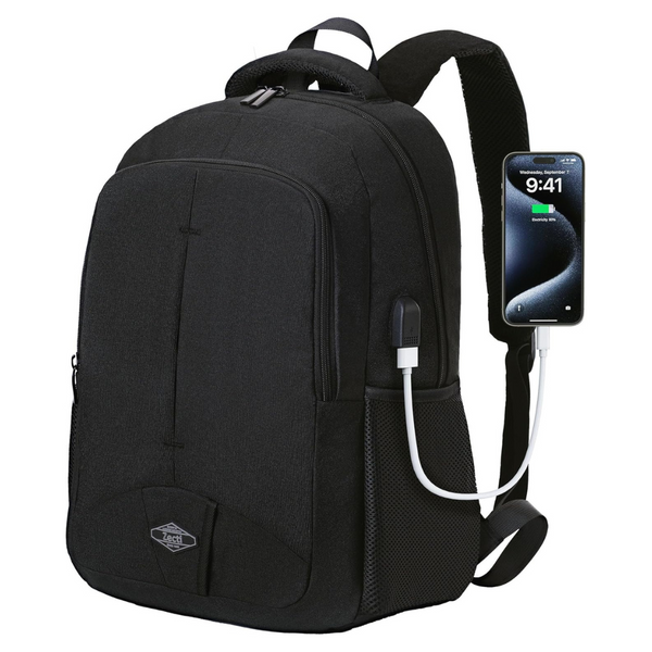 Zecti Large Travel Laptop Backpack With USB Charging Hole