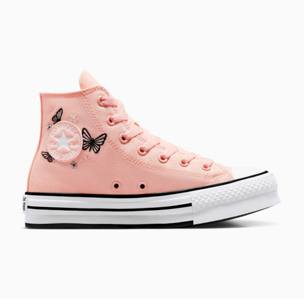 Converse Big Kids Chuck Taylor All Star EVA Lift Butterflies High Top Shoes