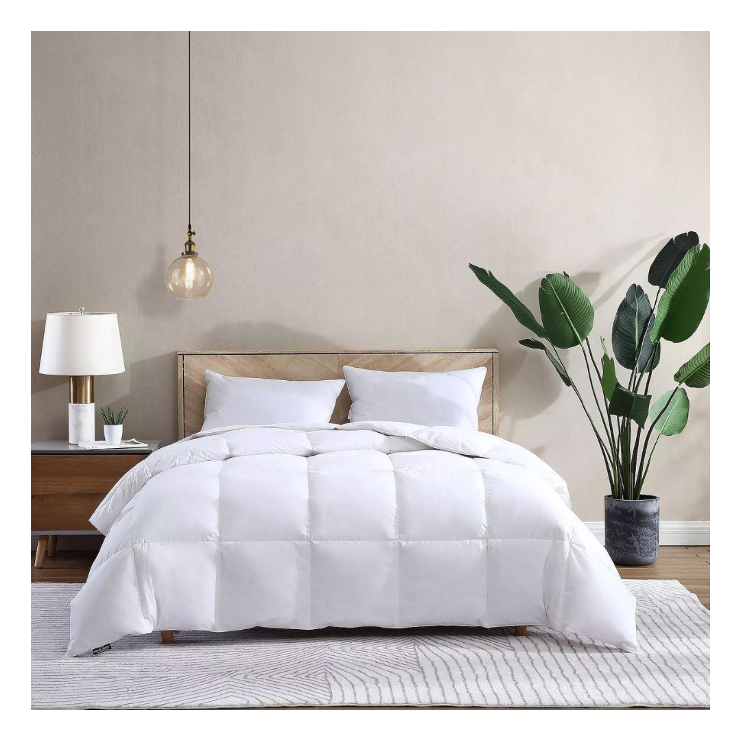 Hotel Suite Feather Comforter Set With Pillows