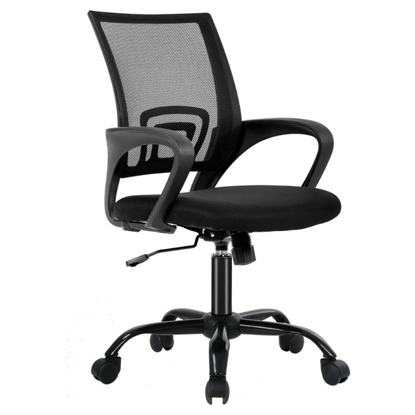 Executive Desk Chair With Armrest & Lumbar Support