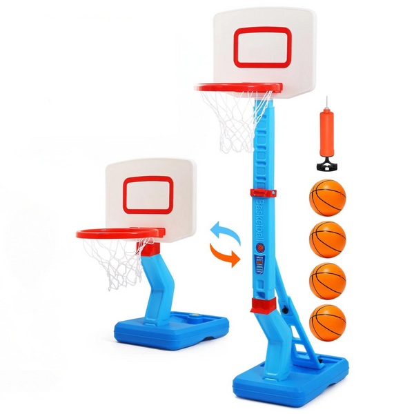 JoyStone 2-In-1 Kids Indoor Mini Adjustable Basketball Hoop