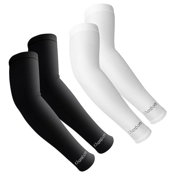 2-Pairs Chambom Unisex UV Protection Compression Arm Sleeves (Various)