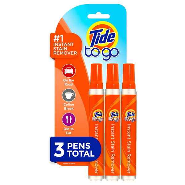 3-Count Tide To Go Pen Instant Stain Remover For Clothes (1.01 Oz)