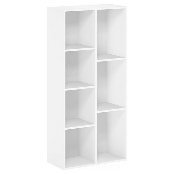 Furinno 11048WH 7-Cube Reversible Open Shelf