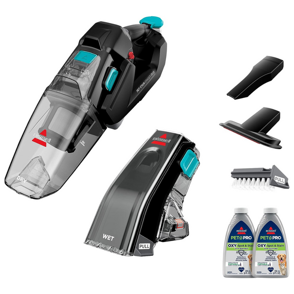 Bissell Stain Eraser Duo 2-In-1 Cordless Portable Deep Cleaner And Hand Vacuum