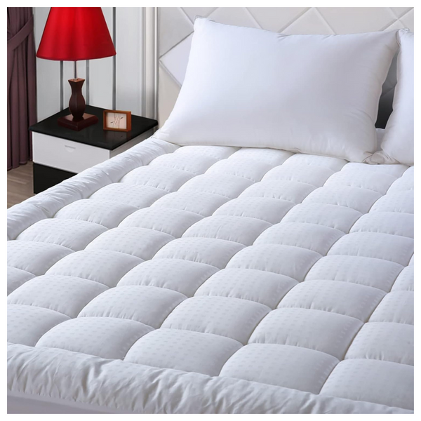 Easeland Queen Size Mattress Pad Pillow Top Mattress Cover(60" x 80")