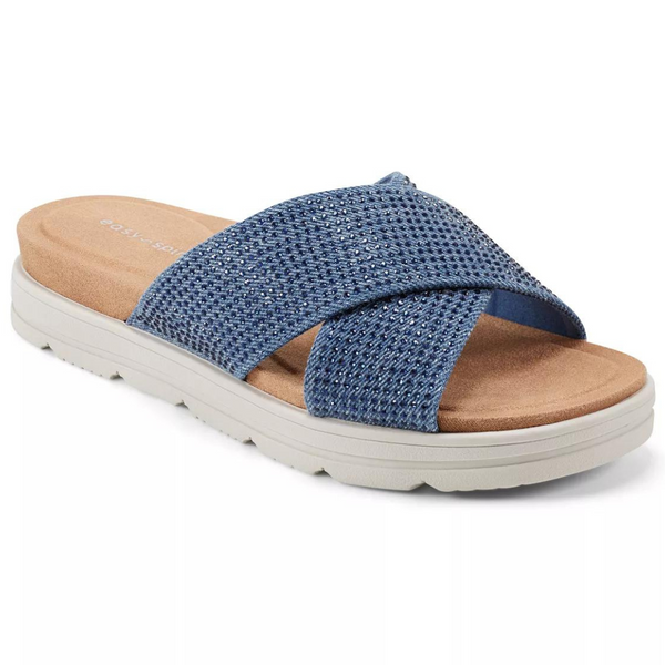 Easy Spirit Women's Shanya Open Toe Slip-on Casual Sandals