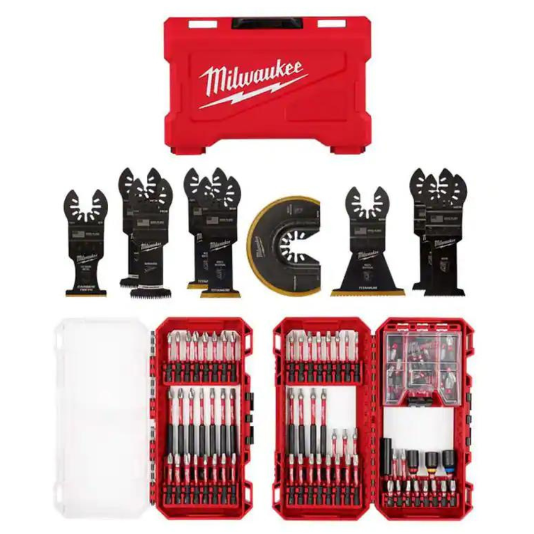 109-Piece Milwaukee Shockwave Impact-Duty Drill & Screw Driver Bit Set