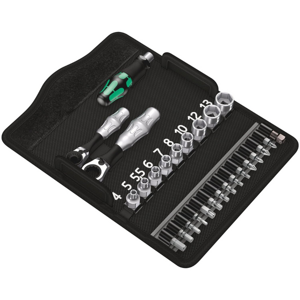 27-Piece Wera Kompakt Zyklop Mini 2 Metric Socket/Bit Driver Set