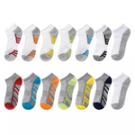 12-Pack Tek Gear Boys Lightweight Performance Low-Cut Socks + Bonus 2 Pairs