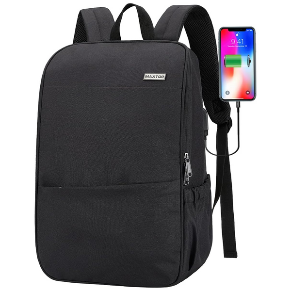 15" Laptop Backpack With USB Charging Port