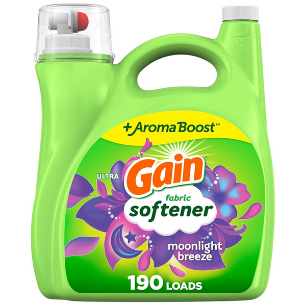 Gain 190 Loads Original Scent Fabric Softener (Various)