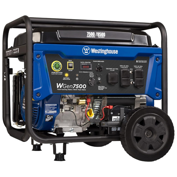 Westinghouse 7500W Portable Generator With Remote Electric Start