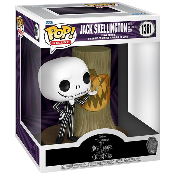 Funko POP! Deluxe TNBC 30th Jack Skellington With Halloween Door Figure