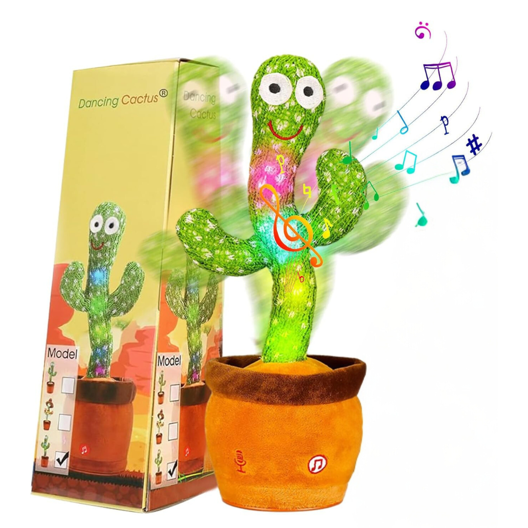 Luketure Dancing Cactus Baby Toy With LED