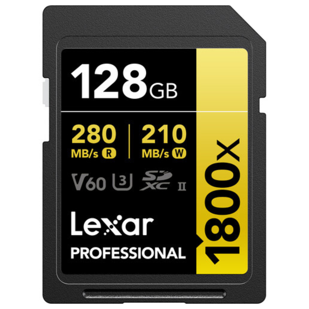 Lexar Professional GOLD Series 128GB SDXC Card
