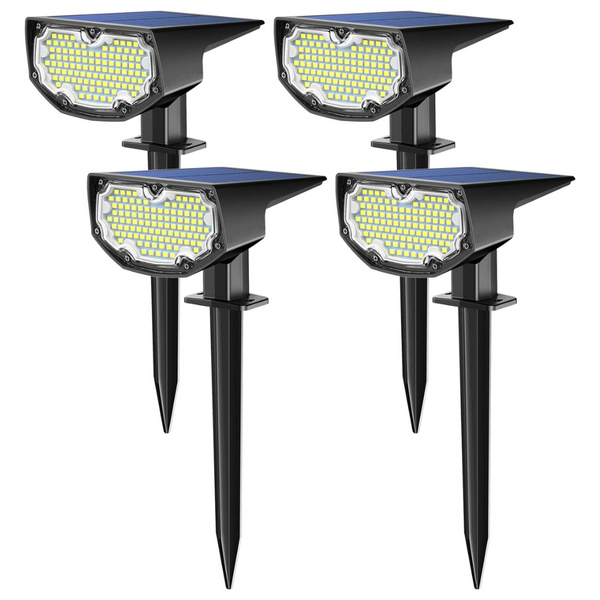 4-Pack Airmee Solar Outdoor Spotlight