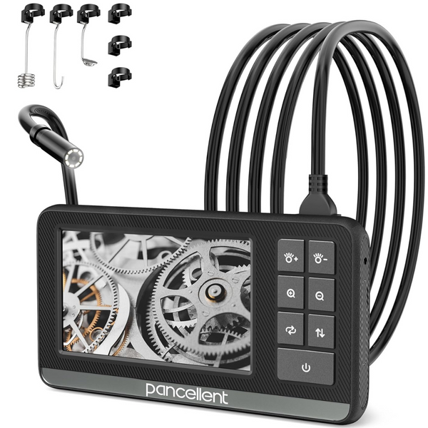 Pancellent 4.3" Industrial HD Digital Borescope with LED 16.5ft Cable