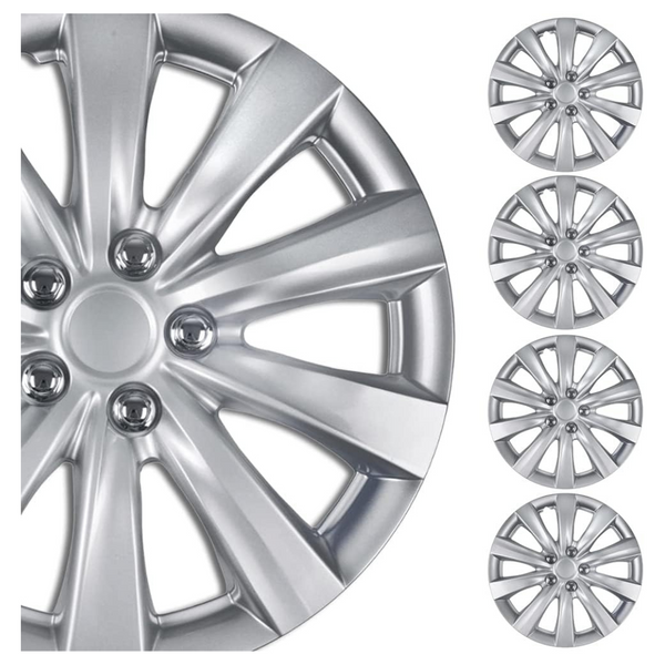 4-Pack BDK Premium 16" Wheel Rim Cover Hubcaps OEM Style