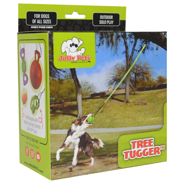 Jolly Pets Tree Tugger For Dog (Green)