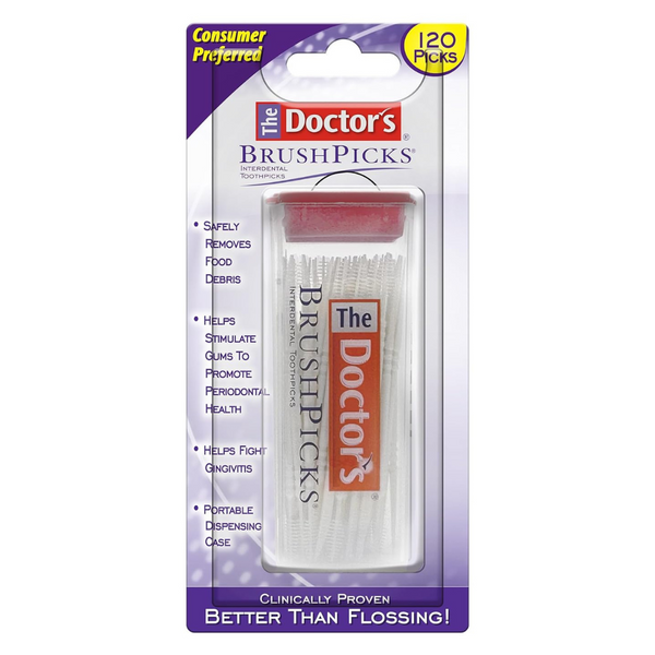 120-Count The Doctor's BrushPicks Interdental Toothpicks